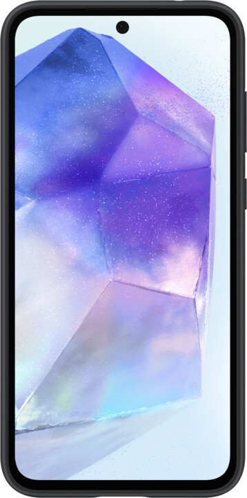 Samsung silikonový zadní kryt pro Galaxy A55 5G, černá_1360471634