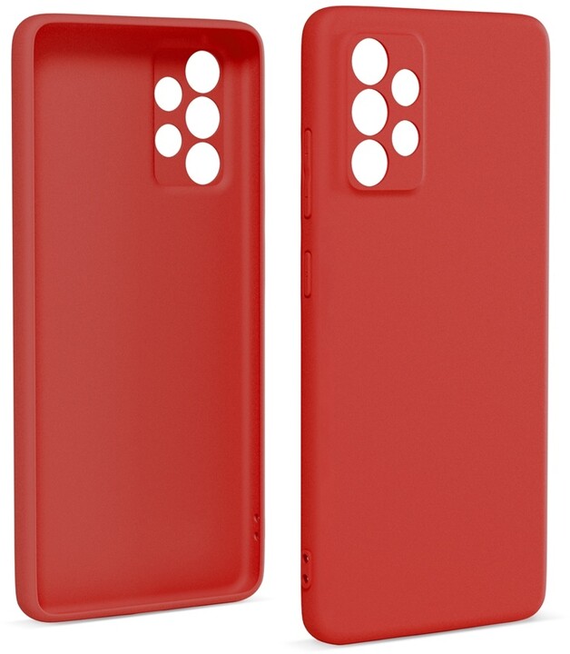 Spello by Epico silikonový zadní kryt pro Samsung Galaxy A14 / A14 5G, červená_2050823358