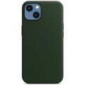 Apple kožený kryt s MagSafe pro iPhone 13, sekvojově zelená_309756118