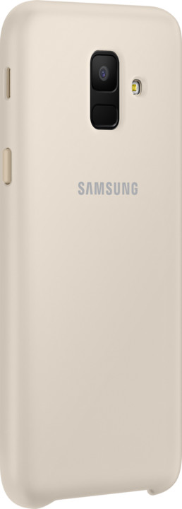 Samsung A6 dvouvrstvý ochranný zadní kryt, zlatá_2132053833