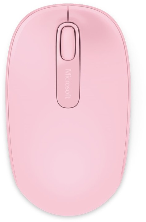 Microsoft Mobile Mouse 1850, světle růžová_1761278072