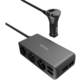 YENKEE nabíjecí adaptér do auta YAC 450, 4x USB-A, 3x 12V, černá_809244412