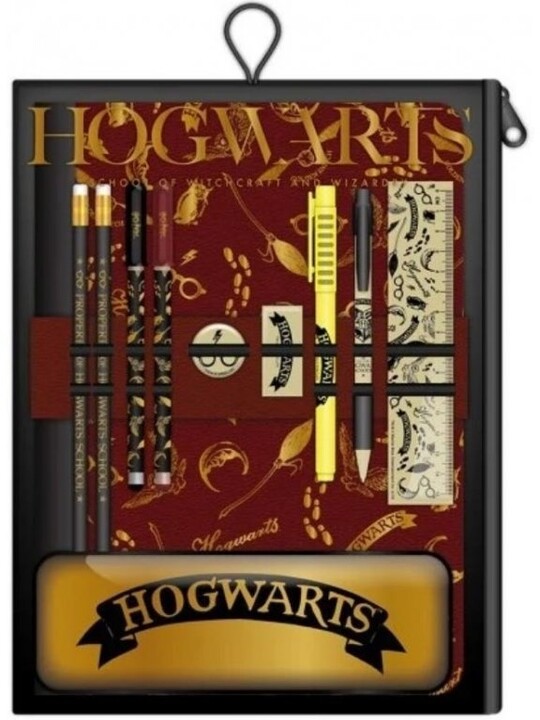 Dárkový set Harry Potter - Hogwards, školní pomůcky, 10 předmětů_111196041