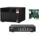 QNAP TVS-675-8G + switch QSW-1105-5T + QXG-2G1T-I225