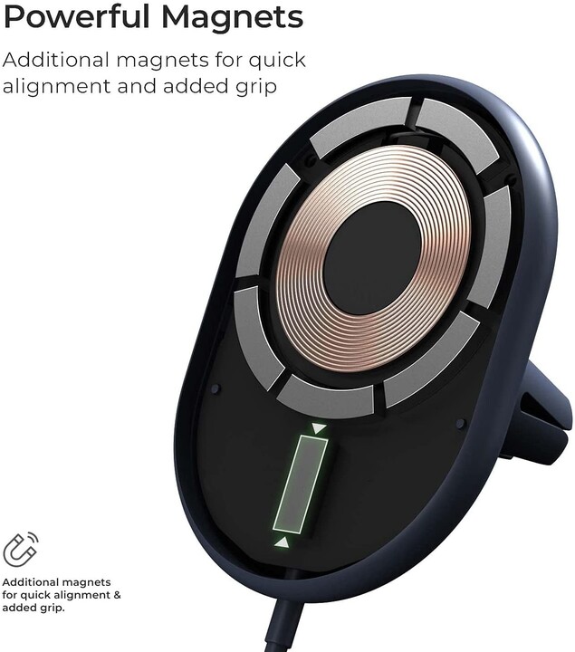 iOttie magnetická držák do auta s bezdrátovou nabíječkou Velox MagSafe Magnetic Wireless, 7.5W_1285295508