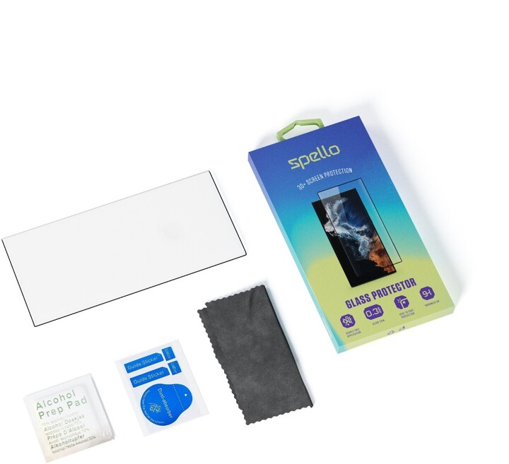 Spello by Epico tvrzené sklo pro Samsung Galaxy S23 Ultra 5G, 3D+_64190420