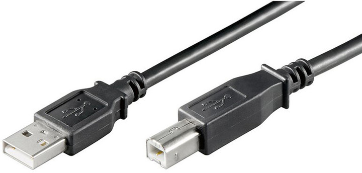 PremiumCord USB 2.0, A-B - 2m (stíněný)