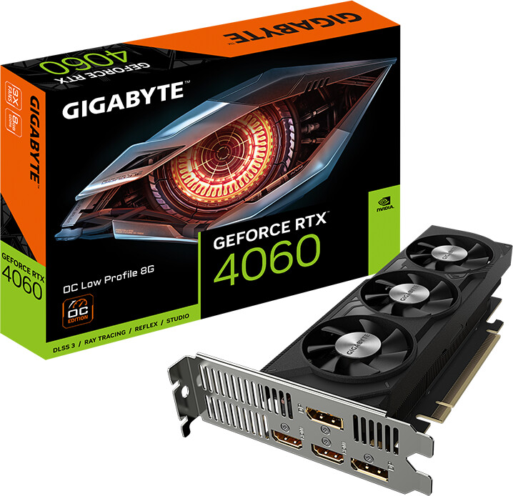 GIGABYTE GeForce RTX 4060 OC Low Profile 8G, 8GB GDDR6_579301023