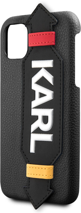 KARL LAGERFELD Strap kryt pro iPhone 11 Pro, černá_1711217592