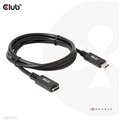 Club3D prodlužovací kabel USB-C, 5Gbps, 60W(20V/3A), 4K@60Hz (M/F), 1m_773763042