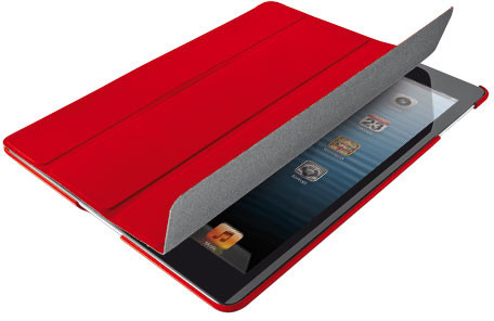 Trust pouzdro Smart case &amp; stand pro iPad Mini, červená_1581322421
