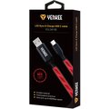 YENKEE YCU 341 nabíjecí kabel USB-C, LED, 1m, červená_10223231