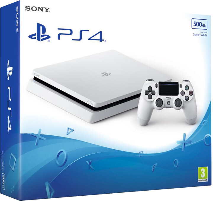 Playstation 4 Slim 500gb Bila Ps719755517 Czc Cz