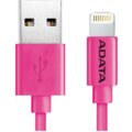 ADATA Synchronizační a napájecí kabel, USB, MFi (iPhone, iPad, iPod), 1m, růžový