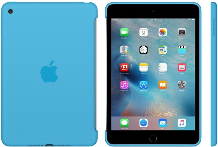 Apple iPad mini 4 Silicone Case, modrá_1555526055
