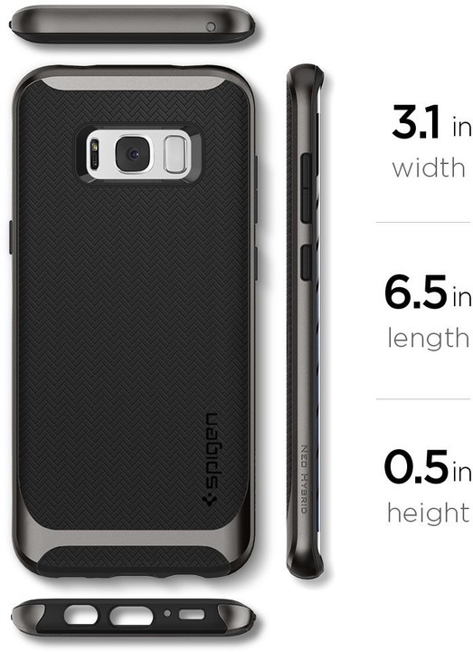Spigen Neo Hybrid pro Samsung Galaxy S8+, gunmetal_941934765