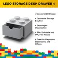 Stolní box LEGO, se zásuvkou, malý (4), šedá_541143069