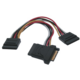 PremiumCord napájecí Y kabel k HDD Serial ATA 3xF/1xM 16cm