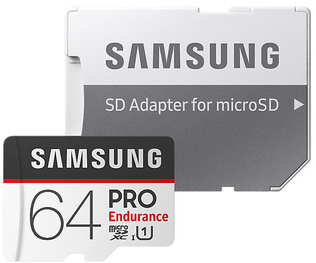 Samsung Micro SDXC 64GB PRO Endurance UHS-I + SD adaptér_1831090325