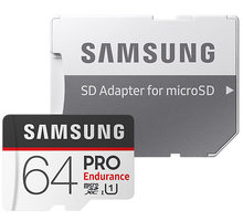 Samsung Micro SDXC 64GB PRO Endurance UHS-I + SD adaptér_1831090325