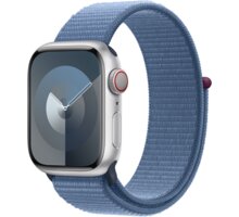 Apple Watch Series 9, Cellular, 41mm, Silver, Winter Blue Sport Loop_1121129839