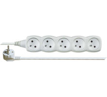 Emos prodlužovací kabel – 5 zásuvek, 3m, bílá