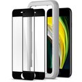 Spigen ochranné sklo AlignMaster FC pro iPhone SE (2022/2020)/8/7, černá_1322208191
