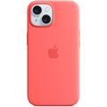 Apple Silikonový kryt s MagSafe pro iPhone 15, světle melounová_598281575