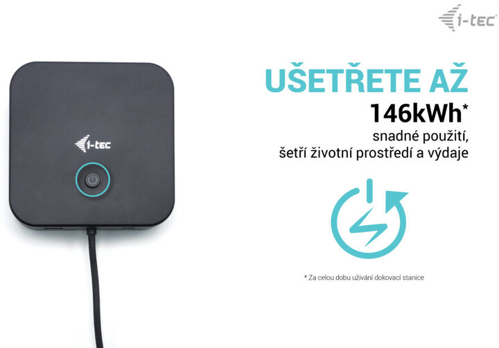 i-tec dokovací stanice USB-C, 3x Display, LAN, PD 100W + i-tec Universal Charger 112 W_427455360