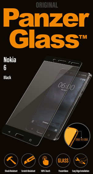 PanzerGlass Edge-to-Edge pro Nokia 6, černé_618569845