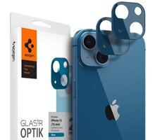Spigen ochranné sklo tR Optik pro iPhone 13 / 13 mini, 2ks, modrá_1375771955