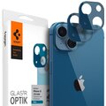 Spigen ochranné sklo tR Optik pro iPhone 13 / 13 mini, 2ks, modrá_1375771955
