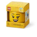 Úložný box LEGO Hlava - šťastná dívka (mini)_1410738378