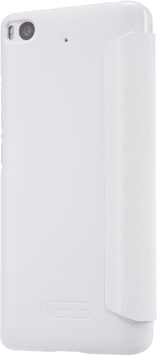 Nillkin Sparkle Leather Case pro Xiaomi Mi 5S, bílá_1928534728