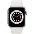 Apple Watch Series 6, 40mm, Silver, White Sport Band_693504860