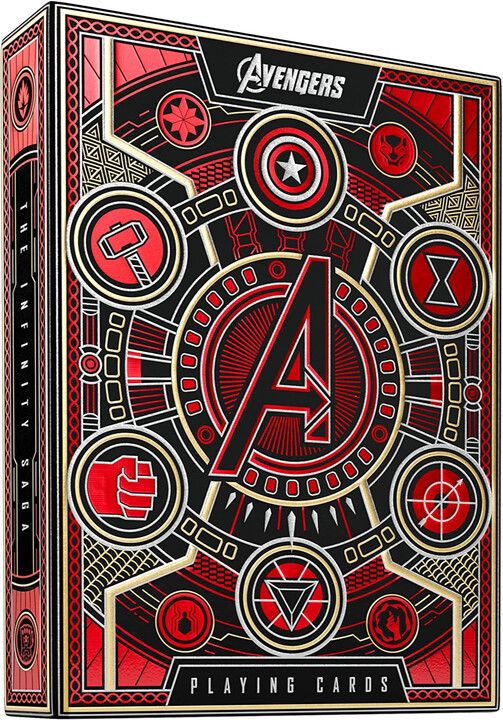 Hrací karty Avengers - Red