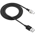 Canyon kabel Type C nabíjecí, magnetický, USB2.0, output 5V/2A, OD 3.2mm, 1m, černá_1656212277