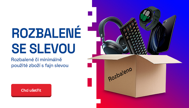 Rozbalené zboží se slevou