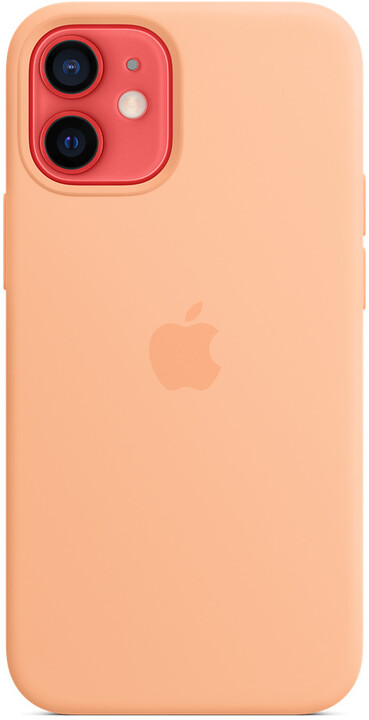 Apple silikonový kryt s MagSafe pro iPhone 12 mini, světle oranžová_865080220