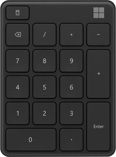 Microsoft numerická klávesnice, černá