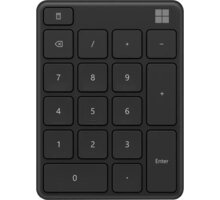 Microsoft numerická klávesnice, černá_1116083108