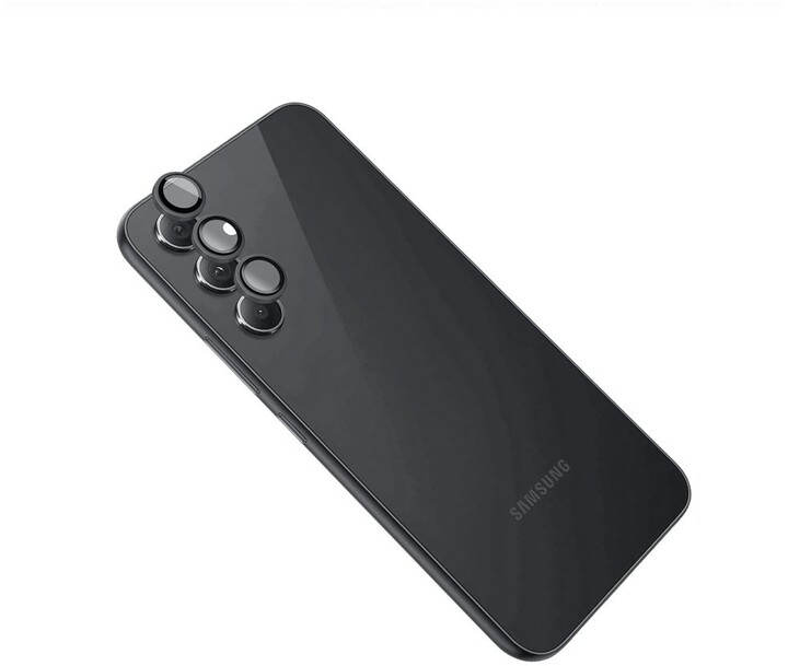 FIXED ochranná skla čoček fotoaparátů pro Samsung Galaxy A54, černá_1869322143