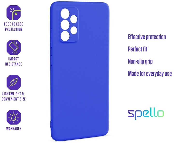 Spello by Epico silikonový zadní kryt pro Samsung Galaxy A14 / A14 5G, modrá_1307248853