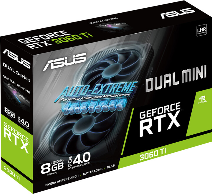 ASUS GeForce DUAL-RTX3060TI-8G-MINI-V2 (LHR), 8GB GDDR6_368787098