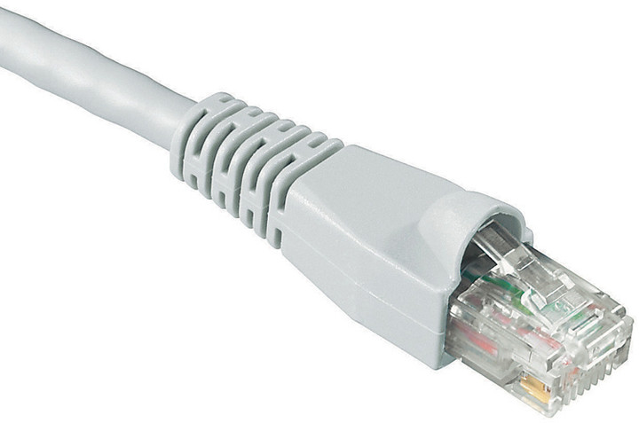 Solarix Patch kabel CAT5E UTP PVC 1m šedý snag-proof
