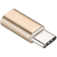PremiumCord adaptér USB 3.1 konektor C/male - USB 2.0 Micro-B/female, zlatá_1011305040