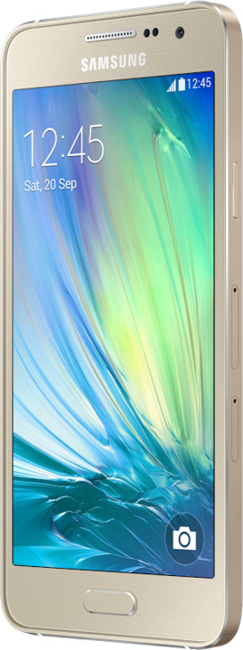 Samsung Galaxy A3, zlatá_6727601