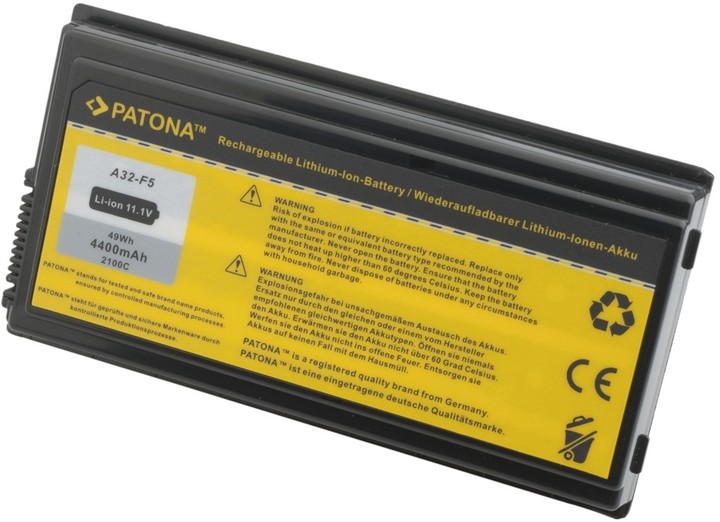 Patona baterie pro ASUS, F5, X50 4400mAh Li-Ion 11,1V_32491932