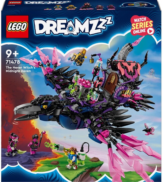 LEGO® DREAMZzz™ 71478 Nikdyčarodějnice a její Půlnoční krkavec_79231797