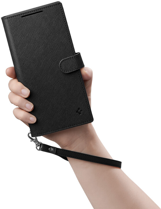 Spigen pouzdro Wallet S Plus pro Samsung Galaxy S24 Ultra, černá_792586900